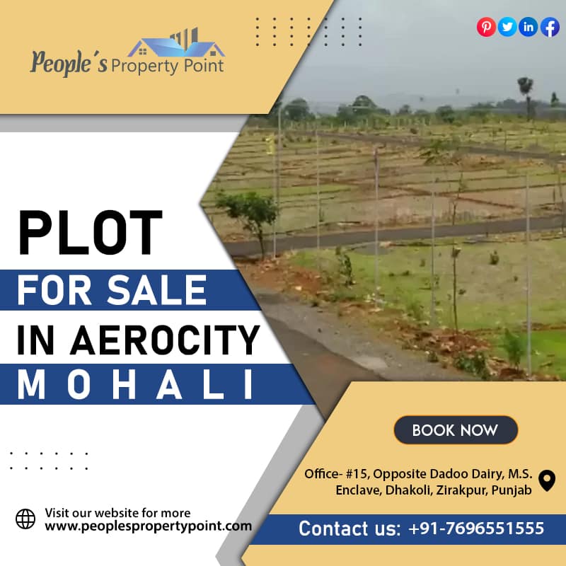 Plot for sale in Aerocity Mohali